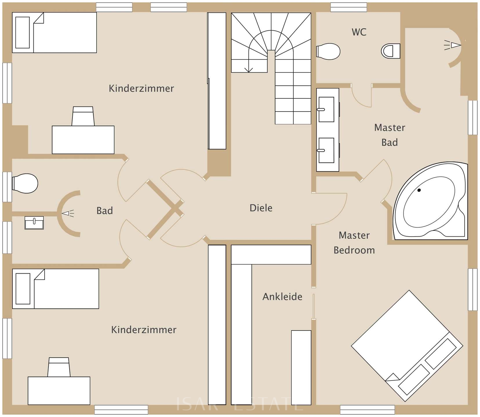 Grundriss Obergeschoss